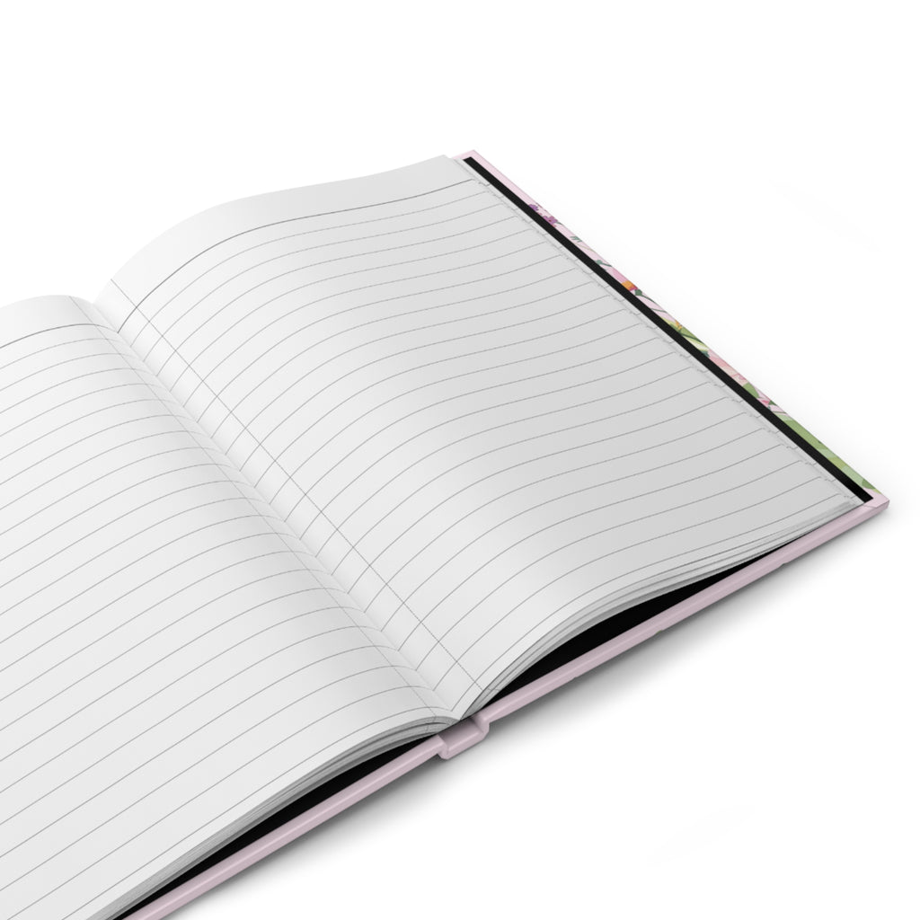 Hardcover Journal — "Growing Days" Floral Notebook for Gratitude, Planning & Daily Reflection