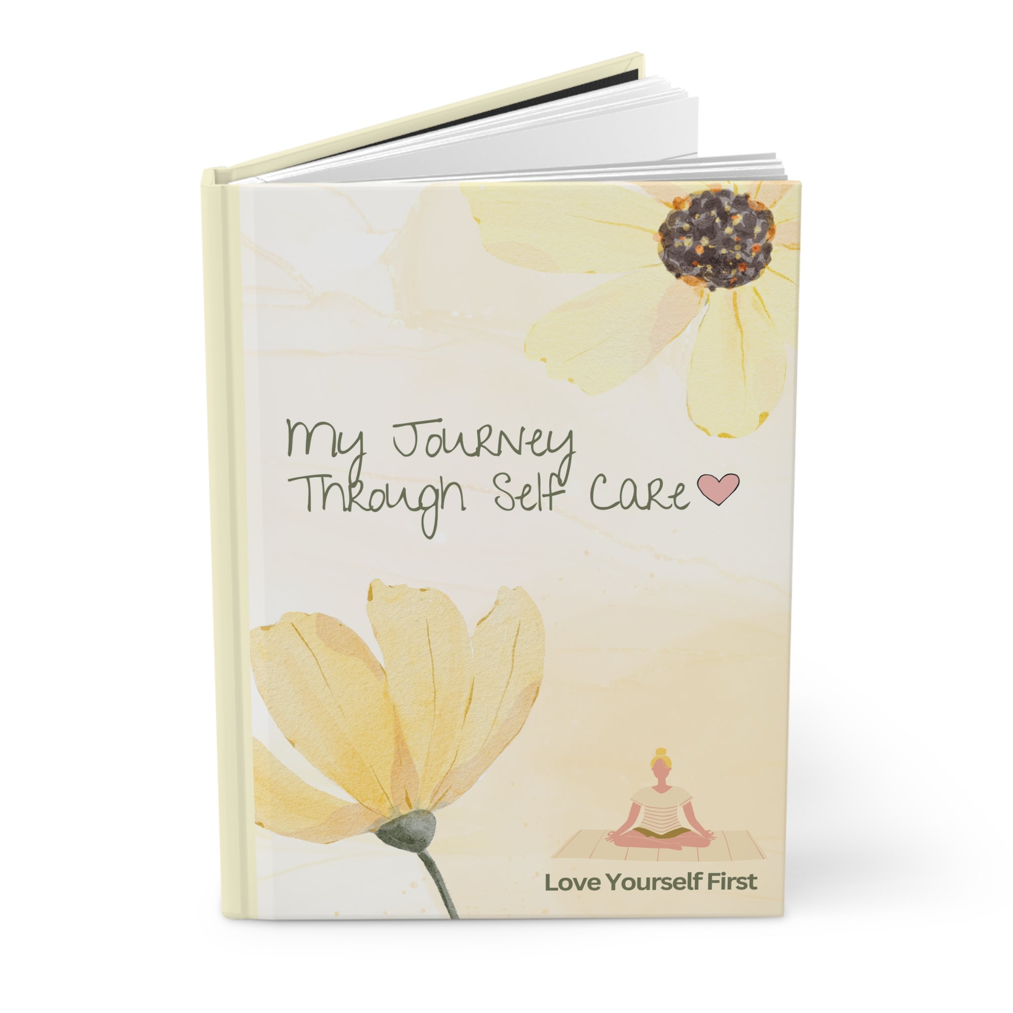 Self-Care Journal Hardcover — "My Journey Through Self Care"