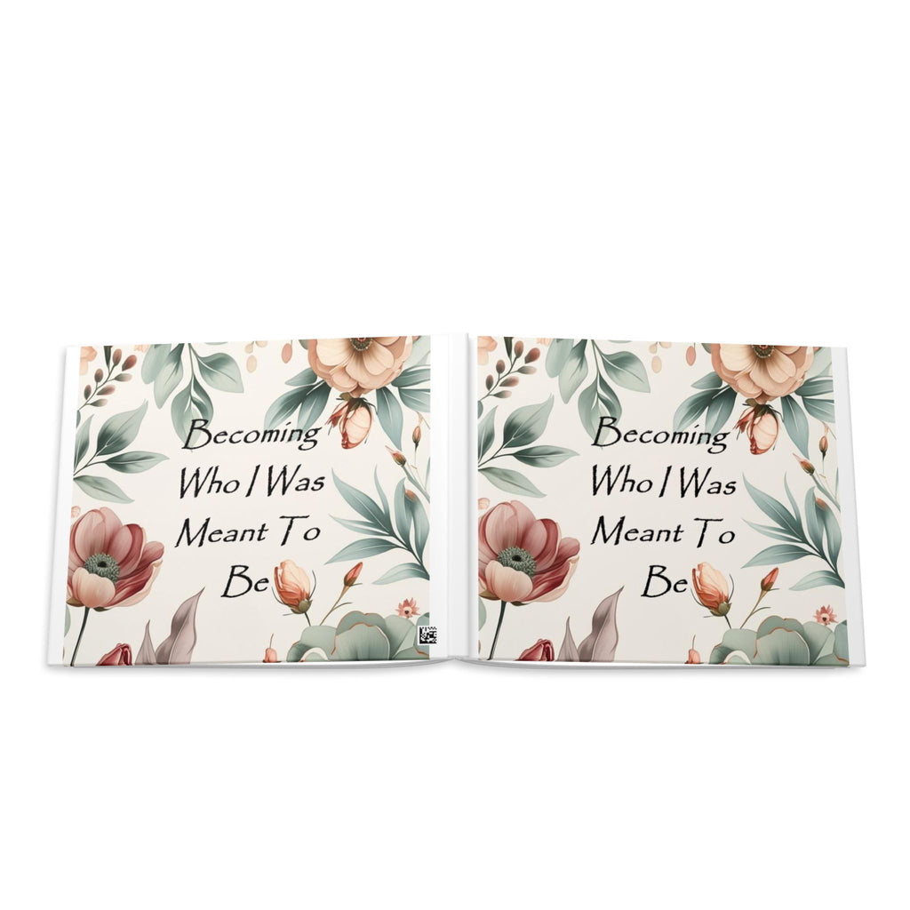 Hardcover Photo Book — "Becoming Who I Was Meant To Be" Floral Memory Album